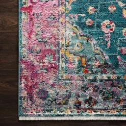 Loloi Rugs All Rugs Silvia Teal & Berry Rug By Justina Blakeney® X Loloi
