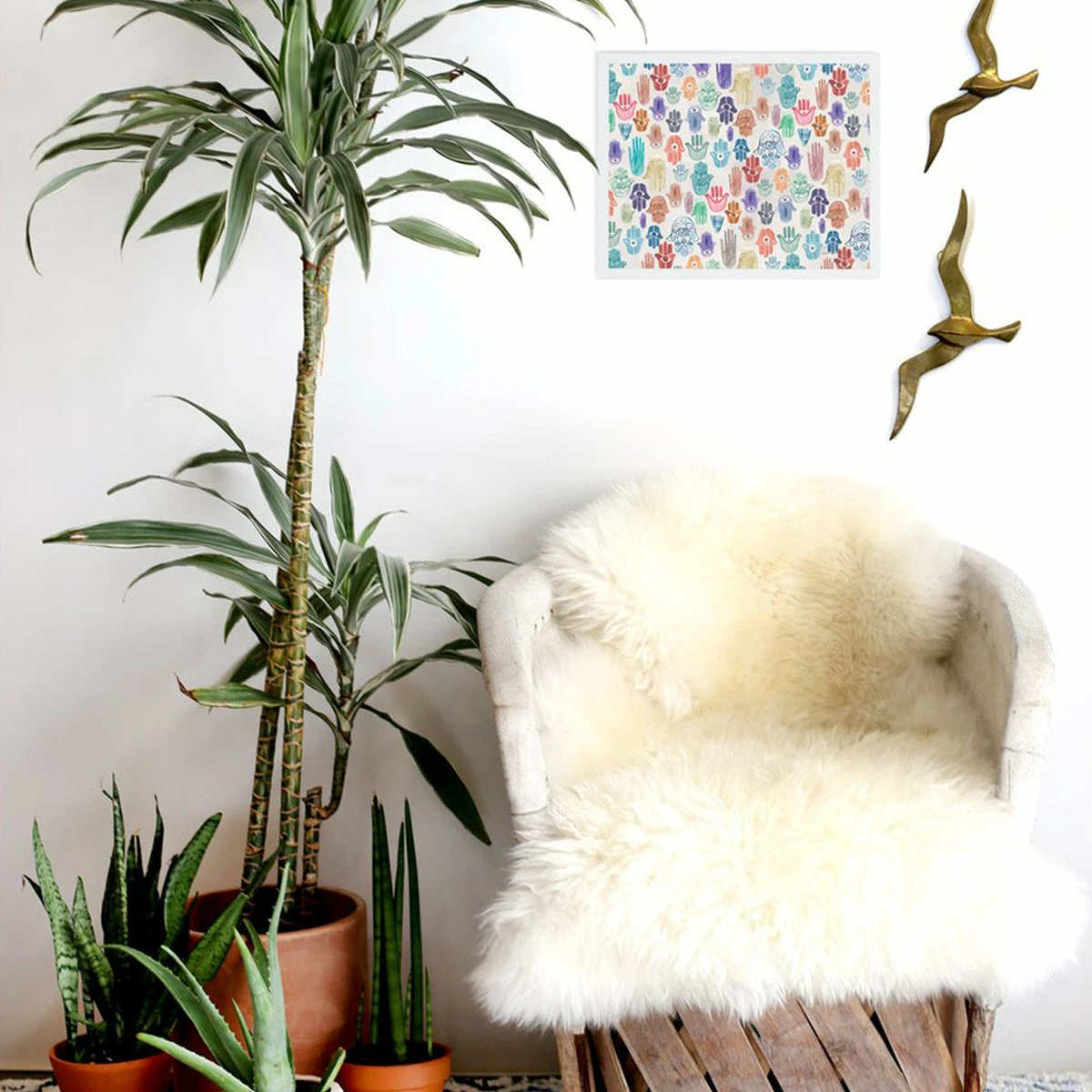 Justina Blakeney® Hamsa Art Print By Justina Blakeney™ 6 Justina Blakeney® Hamsa Art Print By Justina Blakeney™