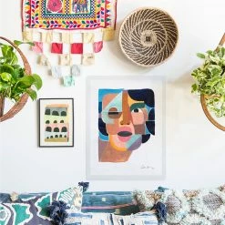 Justina Blakeney® Gifts $100-$250 Face 4 Art Print By Justina Blakeney™