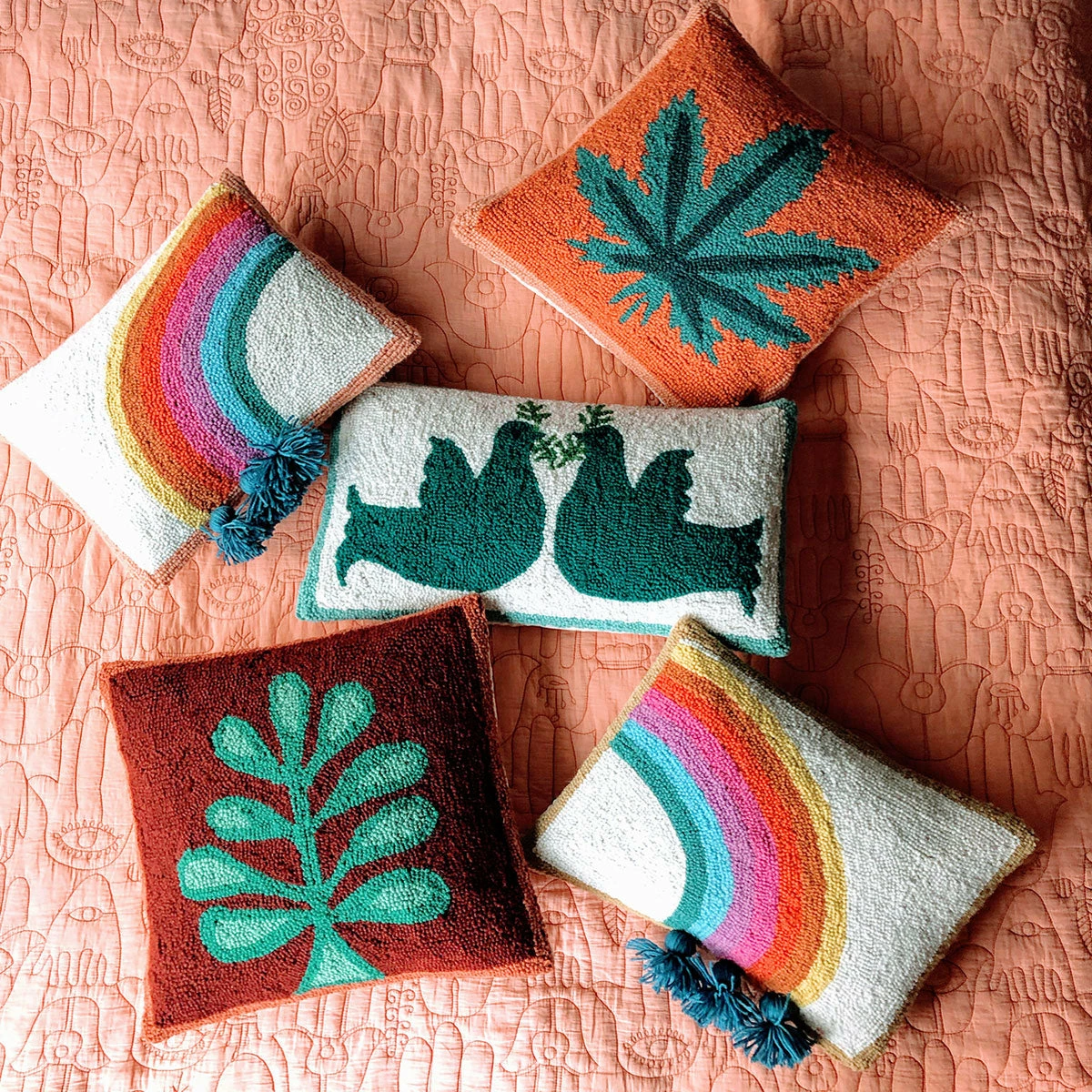 Peking Sequoia Hook Pillow By Jungalow® Hook Pillows 7 Peking Sequoia Hook Pillow By Jungalow® Hook Pillows