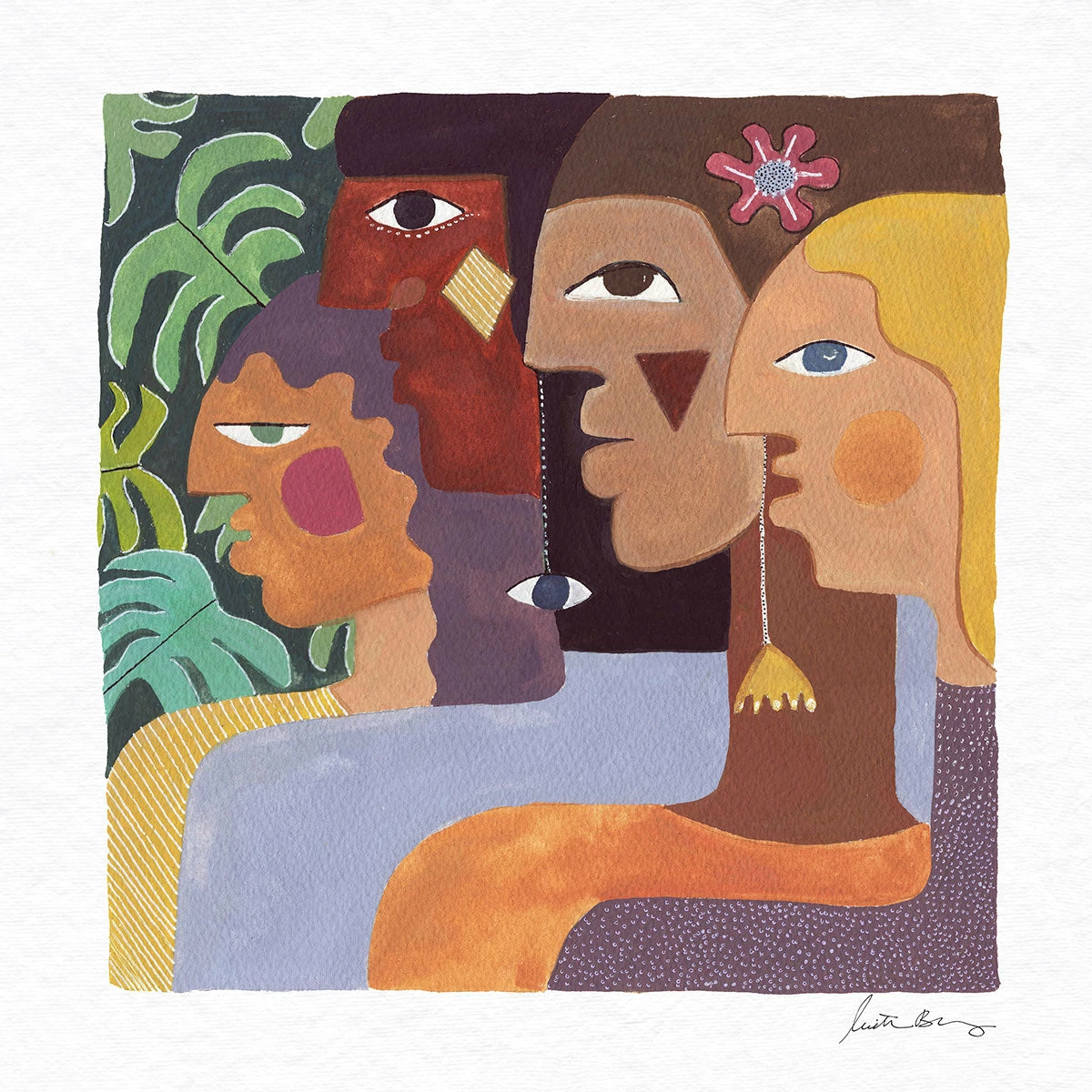 Justina Blakeney® Intuition Art Print By Justina Blakeney™ 4 Justina Blakeney® Intuition Art Print By Justina Blakeney™