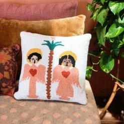 Peking Angels Sing Hook Pillow By Jungalow® Hook Pillows