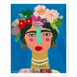 Gifts $100-$250 Azul Art Print By Lily Sol