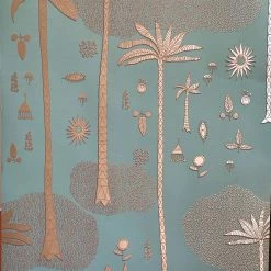 Jungalow® Cosmic Desert Wallpaper In Green By Justina Blakeney® - Paste The Sheet