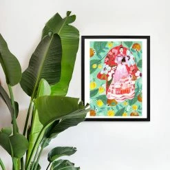 Hamsa Art Print By Roeqiya Fris