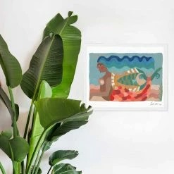 Justina Blakeney® Gifts $100-$250 In The Waves Art Print By Justina Blakeney™