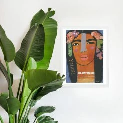 Gifts $100-$250 Island Girl Art Print By Lily Sol