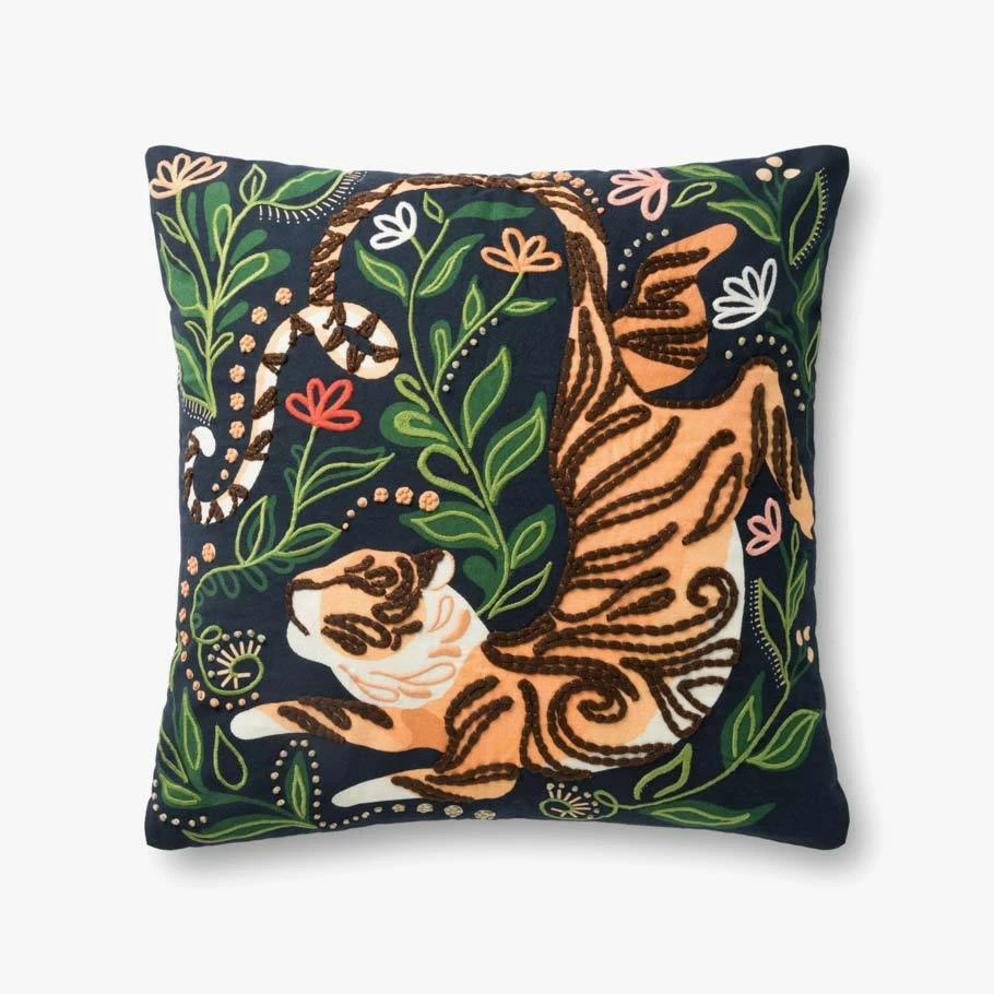Loloi Rugs Jungle Tigress Pillow By Justina Blakeney® X Loloi All Pillows 3 Loloi Rugs Jungle Tigress Pillow By Justina Blakeney® X Loloi All Pillows