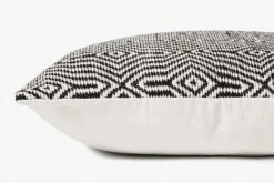 Loloi Rugs Outdoor Pillows Black Patterned Outdoor Pillow