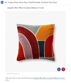 Loloi Rugs All Pillows Bliss Pillow By Justina Blakeney® X Loloi