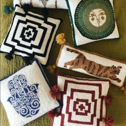 Peking Tigress Pom Pom Hook Pillow By Jungalow® 13 Peking Tigress Pom Pom Hook Pillow By Jungalow®