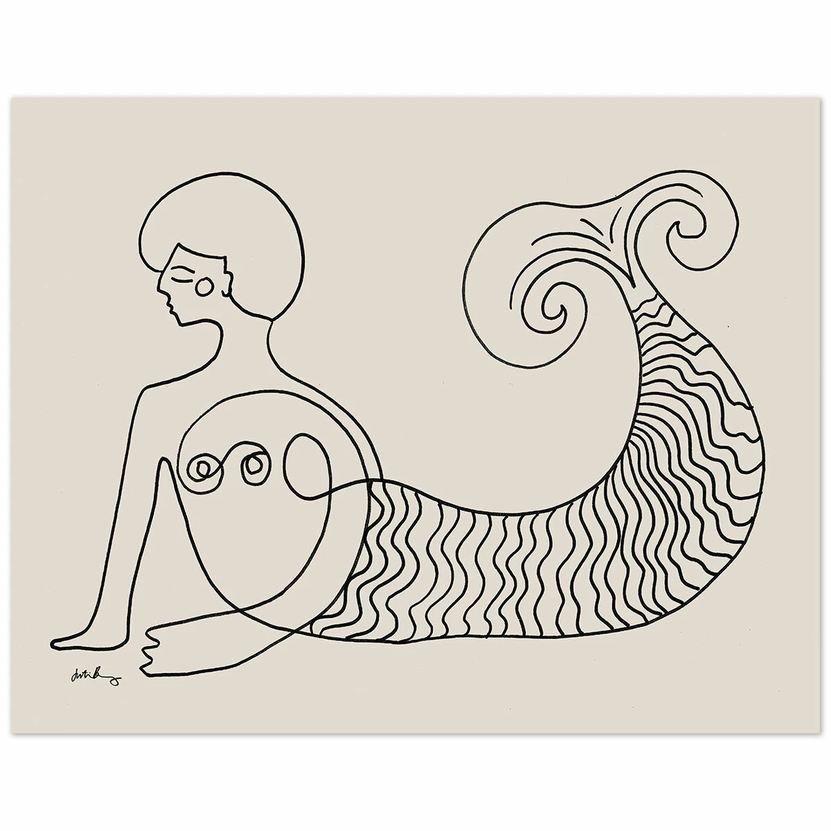 Justina Blakeney® Sisters Of The Sea 1 Art Print By Justina Blakeney™ 5 Justina Blakeney® Sisters Of The Sea 1 Art Print By Justina Blakeney™