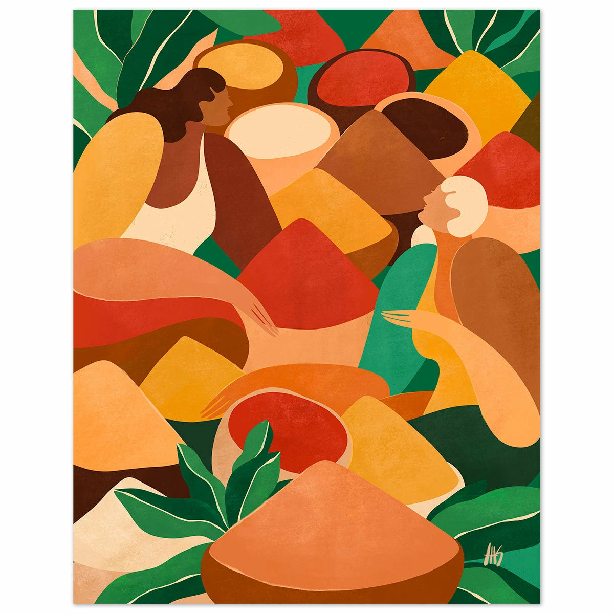 Gifts $100-$250 Spice Market Art Print By Maggie Stephenson 5 Gifts $100-$250 Spice Market Art Print By Maggie Stephenson