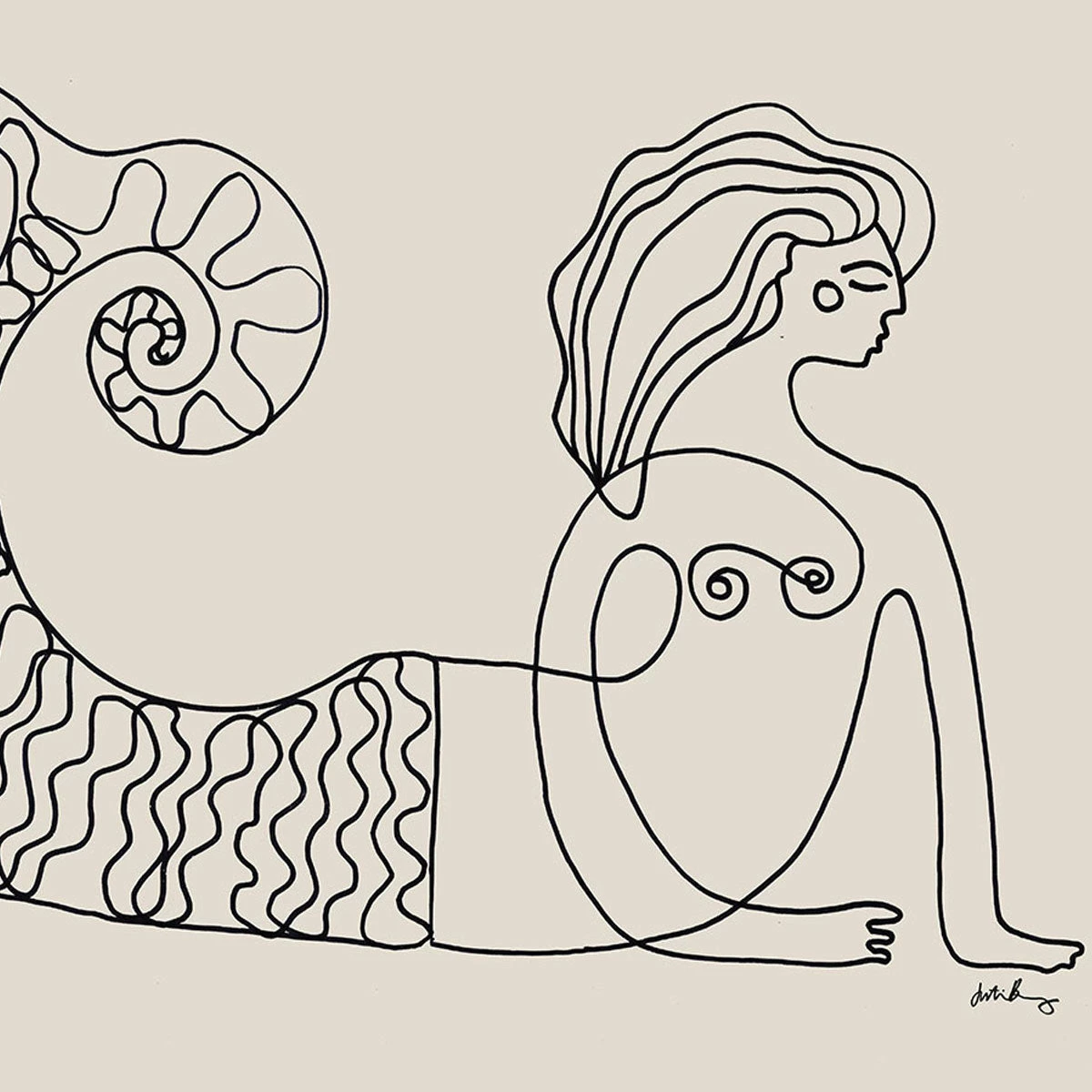 Justina Blakeney® Gifts $100-$250 Sisters Of The Sea 2 Art Print By Justina Blakeney™ 3 Justina Blakeney® Gifts $100-$250 Sisters Of The Sea 2 Art Print By Justina Blakeney™