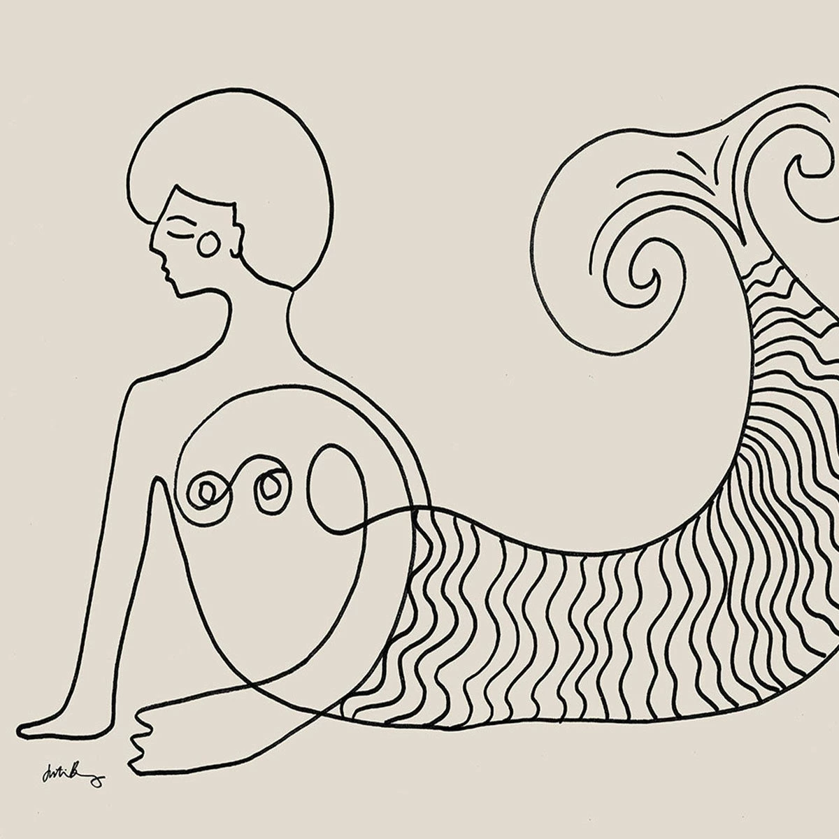 Justina Blakeney® Sisters Of The Sea 1 Art Print By Justina Blakeney™ 3 Justina Blakeney® Sisters Of The Sea 1 Art Print By Justina Blakeney™