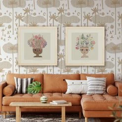 Justina Blakeney® All Gifts Flower Thinker 1 Art Print By Justina Blakeney™