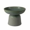 HomArt Sage Pedestal Ceramic Bowl 1 HomArt Sage Pedestal Ceramic Bowl