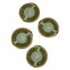 AAA Green Geo Coasters Tabletop + Kitchen 1 AAA Green Geo Coasters Tabletop + Kitchen