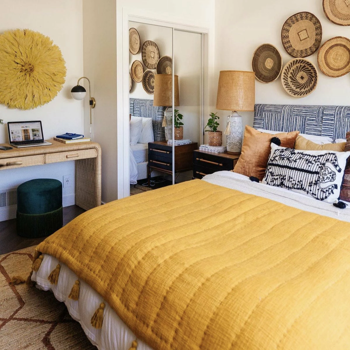 Jungalow® Sol Quilt In Turmeric By Like A Lion™ All Décor 8 Jungalow® Sol Quilt In Turmeric By Like A Lion™ All Décor