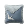 Loloi Rugs Beaded Fringe Egret Pillow By Justina Blakeney® X Loloi All Pillows 1 Loloi Rugs Beaded Fringe Egret Pillow By Justina Blakeney® X Loloi All Pillows