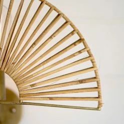 Kalalou Fan Wall Sconce Lamp