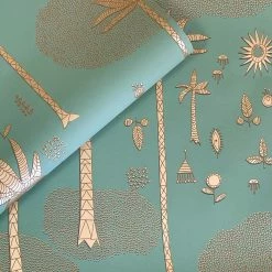 Jungalow® Cosmic Desert Wallpaper In Green By Justina Blakeney® - Sure Strip