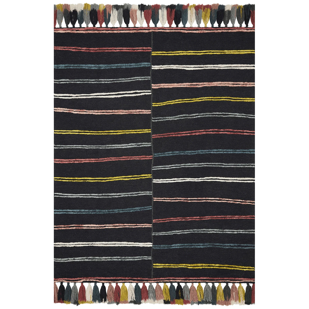 Loloi Rugs Jamila Charcoal Rug By Justina Blakeney® X Loloi 3 Loloi Rugs Jamila Charcoal Rug By Justina Blakeney® X Loloi