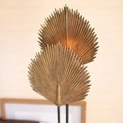 Kalalou Gold Leaf Floor Lamp All Lighting 6 Kalalou Gold Leaf Floor Lamp All Lighting