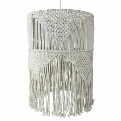 HomArt All Lighting Tall Macrame Pendant Lamp