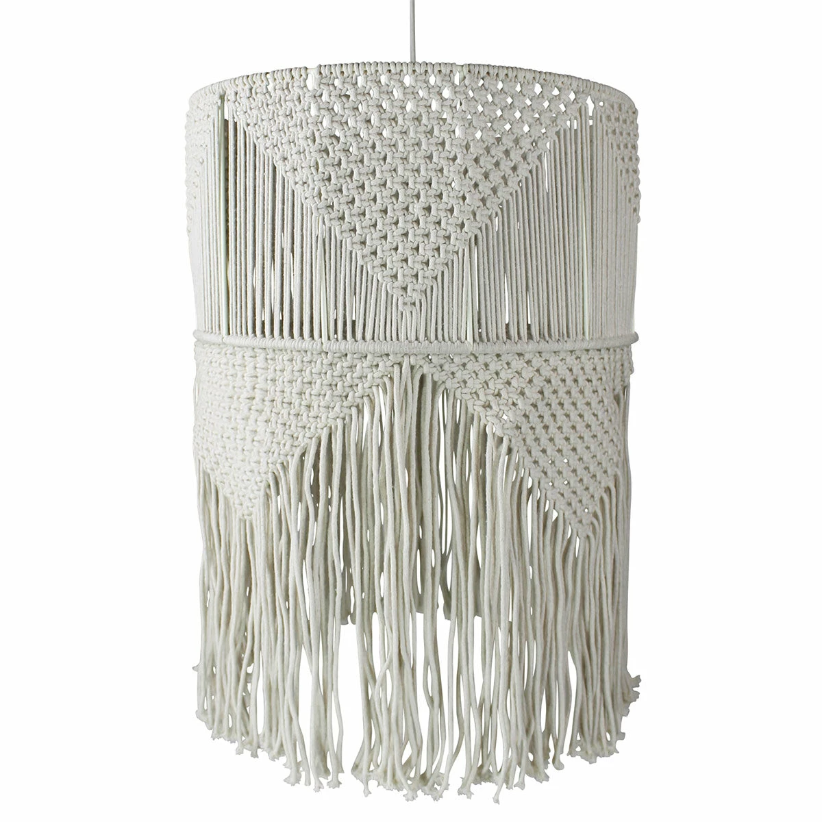 HomArt All Lighting Tall Macrame Pendant Lamp 4 HomArt All Lighting Tall Macrame Pendant Lamp