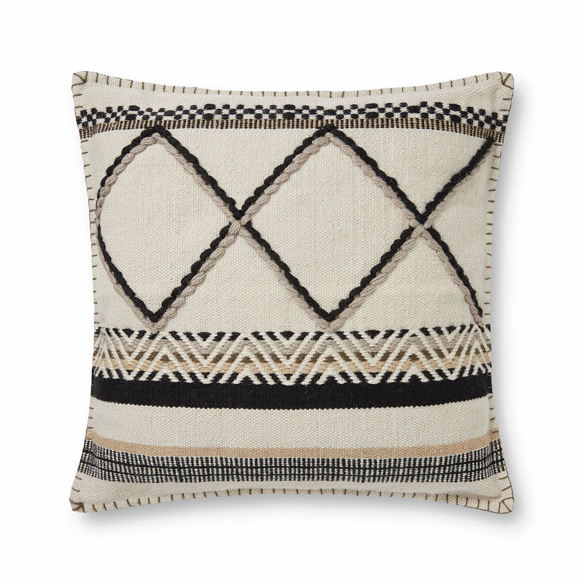 Loloi Rugs Cream Mesa Outdoor Pillow New 3 Loloi Rugs Cream Mesa Outdoor Pillow New