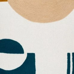 Surya Teal Shapes Pillow All Pillows 8 Surya Teal Shapes Pillow All Pillows