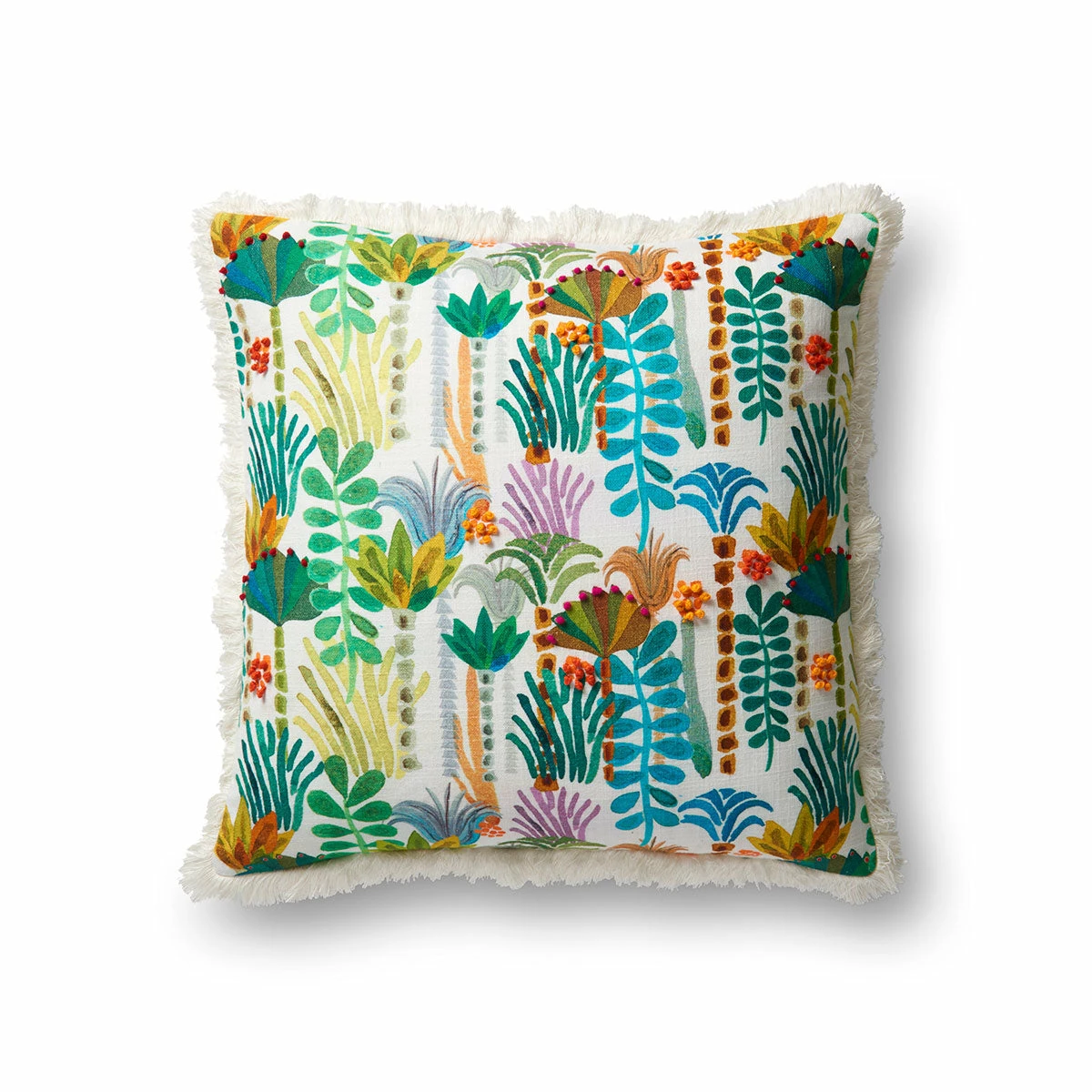 Loloi Rugs All Pillows Palm Tree Fringe Pillow By Justina Blakeney® X Loloi 3 Loloi Rugs All Pillows Palm Tree Fringe Pillow By Justina Blakeney® X Loloi