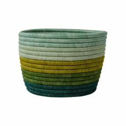 AAA Green Striped Planter