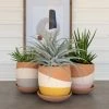 Kalalou Planters Color Dipped Planter Set