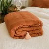 Jungalow® Sol Natural Dyed Quilt In Rust By Like A Lion™ All Décor