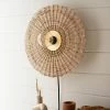 Kalalou Rattan Wall Sconce Lamp All Lighting 2 Kalalou Rattan Wall Sconce Lamp All Lighting
