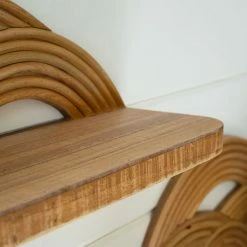 Kalalou Arched Cane Shelf Set All Décor & Mirrors