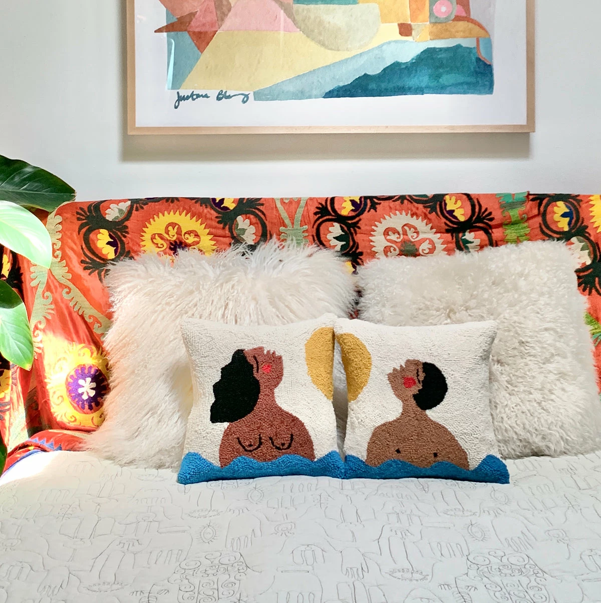 Peking Summer Hook Pillow By Jungalow® Hook Pillows 4 Peking Summer Hook Pillow By Jungalow® Hook Pillows