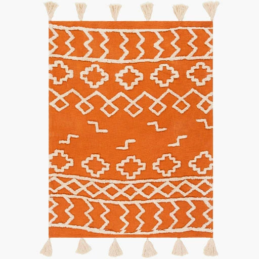 Surya Tangerine Throw Blanket 5 Surya Tangerine Throw Blanket