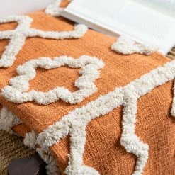 Surya Tangerine Throw Blanket 11 Surya Tangerine Throw Blanket