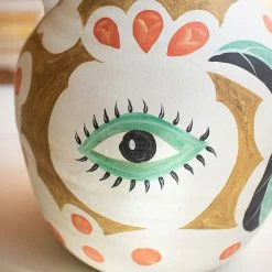 Kalalou Planters Tall Eye Vase