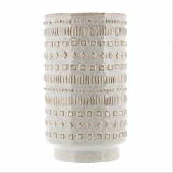 HomArt Embossed Ceramic Vase New 7 HomArt Embossed Ceramic Vase New